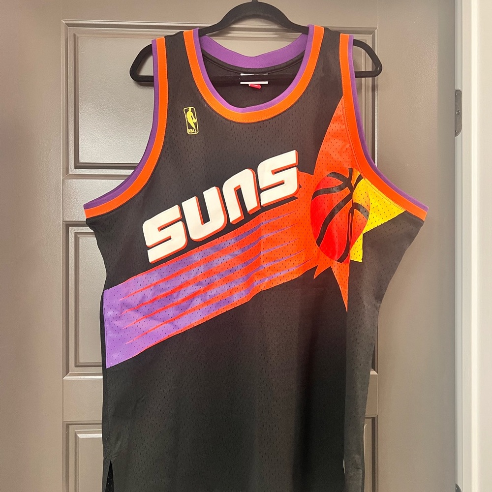 Mitchell & Ness Suns Jersey - Black, Purple, Orange